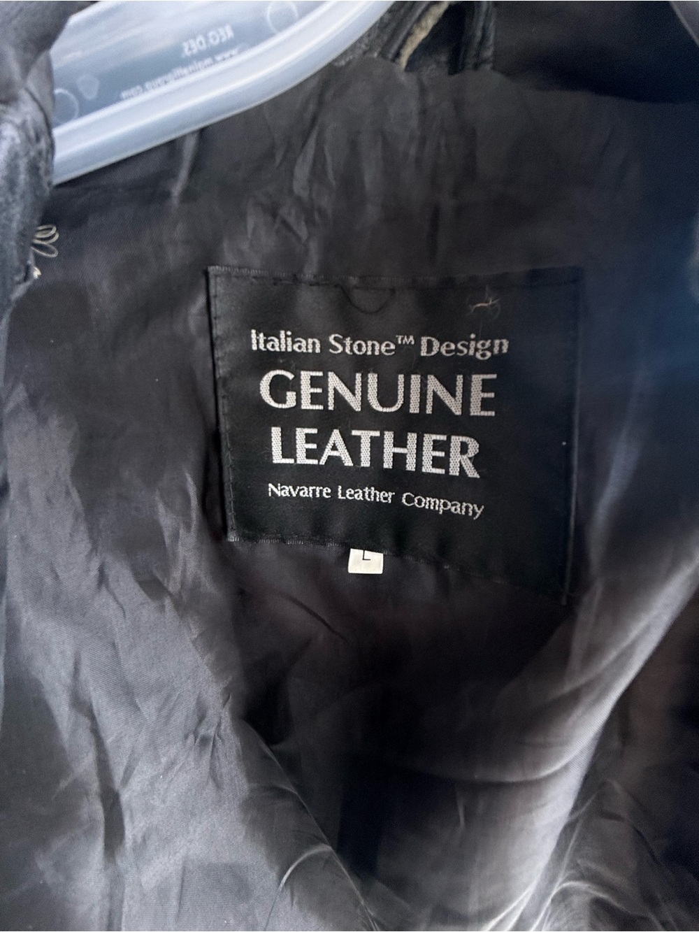 Italian Stone Genuine Leather Women's Black Jacket